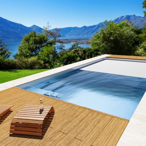 Piscine en acier inoxydable INOX avec skimmer